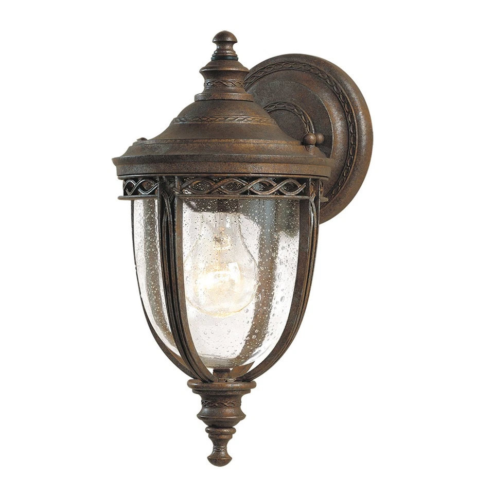 Wandleuchte in Bronze IP44 Rustikal elegant EDMUND Haus Hof Lampe Antik - Bild 1 von 1