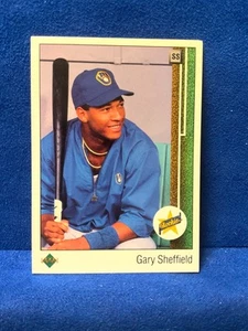 1989 Upper Deck Gary Sheffield - Milwaukee Brewers - Rookie Card - #13 - Picture 1 of 2