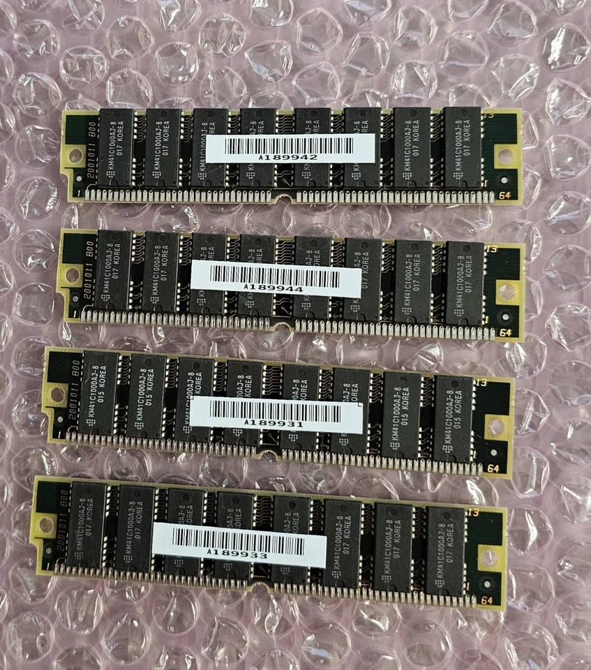 Kingston 4-1MB 64-Pin Simm RAM Apple Mac Laserwriter IIFX IINTX - Image 1 of 1