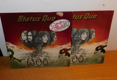 LOT 2 vinyl LP STATUS QUO 6360106 6360-105 VERTIGO 9102-001 france germany METAL - Photo 1/4