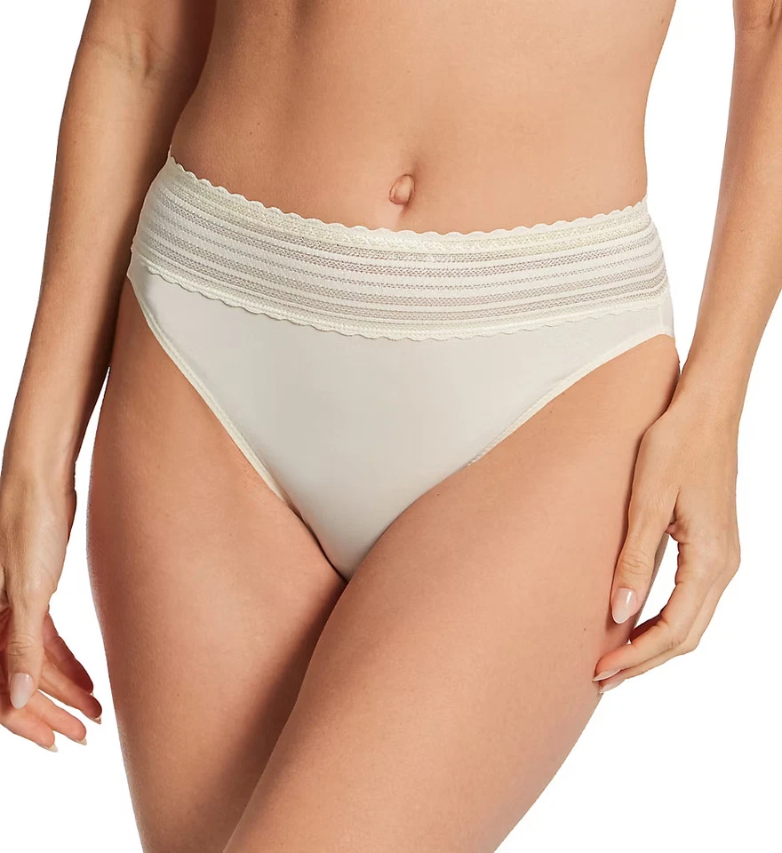 Warner's 5109J без защемления. Без проблем. Трусы высокого покроя с кружевом - Изображение 1 из 1