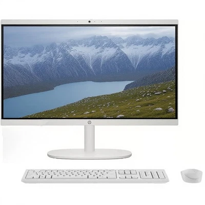 2025 HP All-in-One 21.5"Desktop Computer Win11Pro Intel Celeron  32GB RAM 128GB - Image 1 of 4
