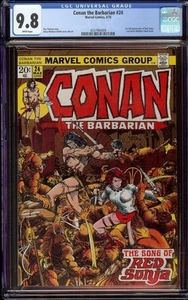 Conan the Barbarian # 24 CGC 9.8 White (Marvel, 1973) 1st appearance Red Sonja - Picture 1 of 1