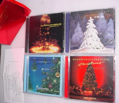NEW! Mannheim Steamroller Fresh Aire Christmas Collection 4 CD Box Set Sealed Foto 1 de 4
