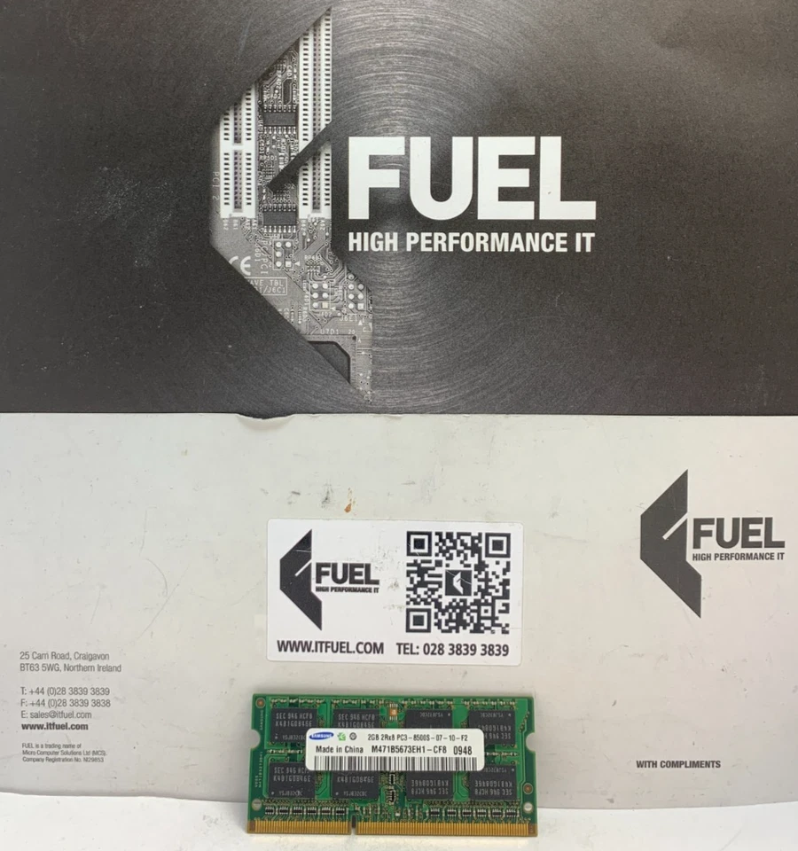 Samsung 2GB DDR3 SD Ram memory module PC3-8500 - M471B5673EH1-CF8 - Image 1 of 3