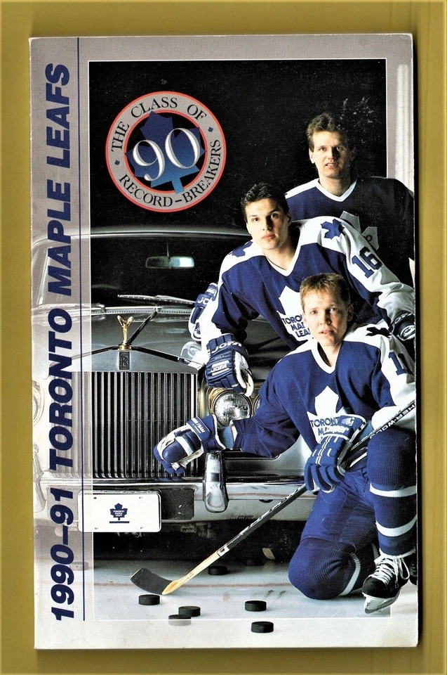 1990-91 Toronto Maple Leafs NHL Hockey Media Yearbook Guide - Image 1 of 1