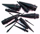 14Pc " Super Größe Zoll Schwarz Taper Set - 1.6 Durch Um 20mm - Alle - UK