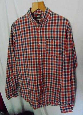 Nike Men's 6.0 Shirt Size M Long sleeve Check Plaid - Image 1 of 4