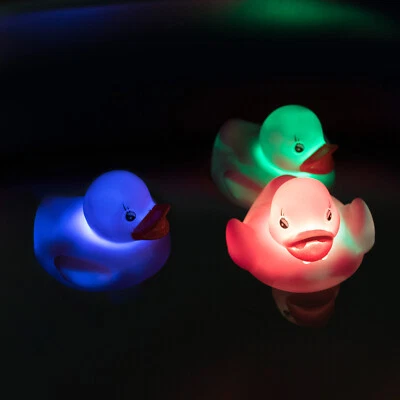 THUMBS UP LED Badeenten DUCK LIGHTS (3er Pack) Baden Licht Quitscheente