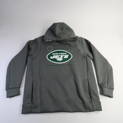 New York Jets Nike NFL On Field Apparel Sweatshirt Men's Gray Used Cover