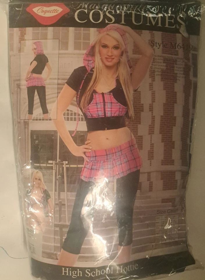 Masquerade Costumes High School Hottie Costume Halloween Dress JR 8- 10  S/M  - Image 1 of 4