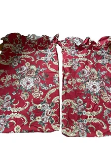 Ralph Lauren Danielle Marseilles Set 2 Standard Pillowcase Ruffle Floral Vintage - Picture 1 of 4