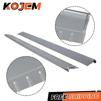 Par de painéis balancim deslizantes adequados para 99-07 Chevy Silverado GMC Sierra cabine estendida - Imagem 1 de 4