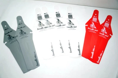 x8 - Garde-Boue amovible Pliable SENCILLO GRT3 - Rouge/Transparent/Gris NEUF - Photo 1/2