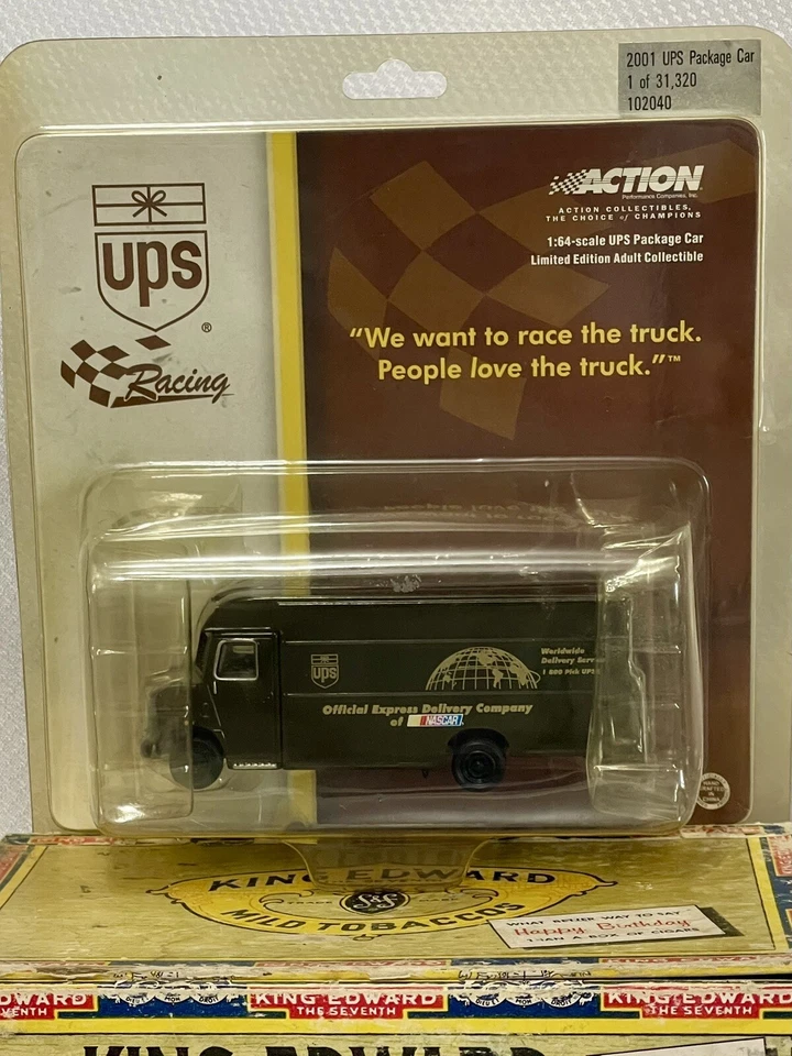 Action 2001 UPS Racing Die-cast Truck 1 64 Scale