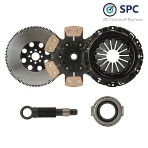 SPC STAGE 4 SPRUNG CLUTCH+15LBS FLYWHEEL KIT Fits 2004-2018 SUBARU WRX STi EJ257 - Foto 1 di 7