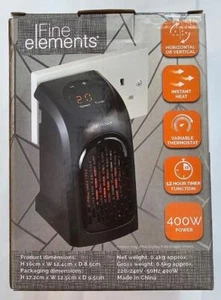 Enchufe para calentador eléctrico enchufable a pared - Calefacción portátil 400w  - Imagen 1 de 9