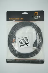 TETHERTOOLS TetherPro USB 2.0 male to female passive extension 15' - Black - Picture 1 of 1