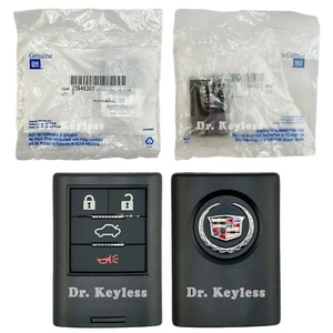 OEM 2008-2014 Cadillac CTS STS Smart Key Fob Remote 4B NBG009768T NON-US - Picture 1 of 6
