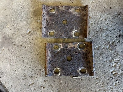 Placas de resorte de hoja trasera Jeep Wrangler YJ 87-95 Dana 35 (056) Foto 1 de 4