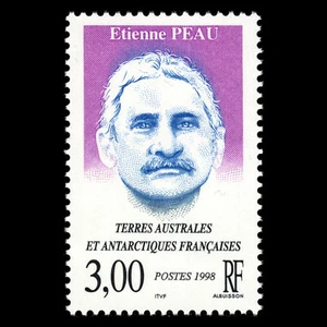 TAAF 1998 - Etienne Peau (Investigador Antártico) Conmemoración - Sc 240 Estampillada sin montar o nunca montada - Imagen 1 de 2