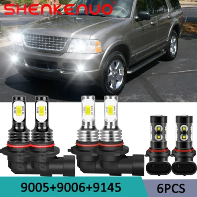 Combo faros antiniebla LED 21W para Ford Explorer 2002 2003 2004 2005 Foto 1 de 4