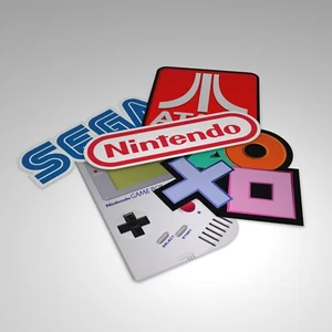 Gamer Sticker Pack Custom Sticker Sega Atari Nintendo Playstation Kult NEU