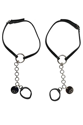 SANDALIAS VINTAGE HELMUT LANG CUERO NEGRO SIN SUELA 38 Foto 1 de 3