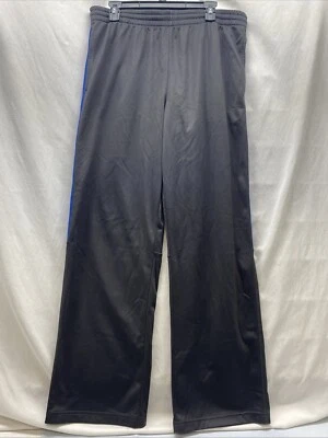 TEK GEAR 100% POLIÉSTER PANTALÓN DE CHÁNDAL HOMBRE L CINTURA ELÁSTICA GRIS Y AZUL Foto 1 de 4