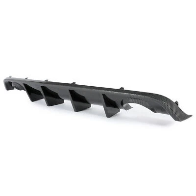 Rear Diffuser Carbon Fiber Valance V2 Style For Dodge Charger SRT8 2012-2014 13 Foto 1 de 4