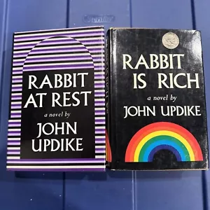 Rabbit At Rest + Rabbit Is Rich By John Updike 1st 1st HC DJs Both - Picture 1 of 22