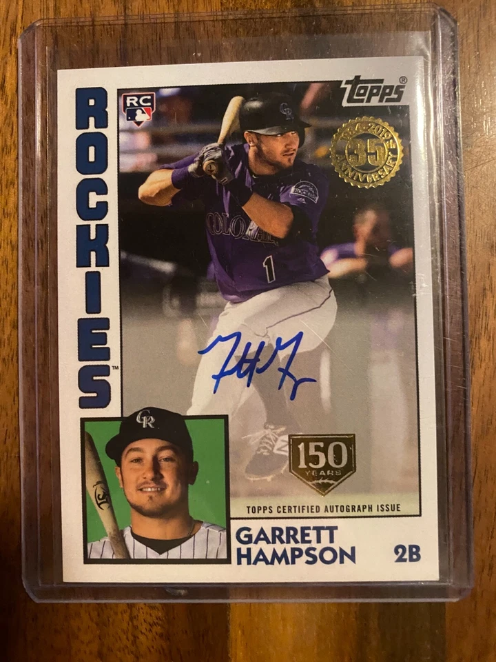 A71,816 - 2019 Topps Update '84 Topps Autographs #84AGH Garrett Hampson - Image 1 of 1
