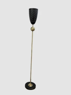 ELK Home Black Amulet Brass 70" Torchiere 1-Light Modern Floor Lamp - Image 1 of 4