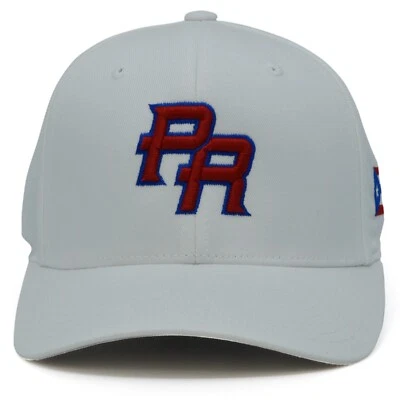 PUERTO RICO Flexfit Gorra PR Bordada Sombrero Estilo Gorra de Béisbol NUEVO Foto 1 de 2