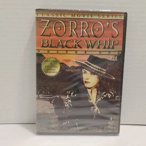 Zorro's Black Whip Vol 1 DVD 1944 Linda Stirling Zorrita 6 Serial Episodes NEW - Picture 1 of 13
