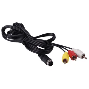 AV TV Video Cable Lead RF Stereo Replacement for Sega Mega Drive 2 & 3 Genesis - Picture 1 of 3