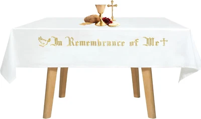 Большой в память обо мне вышивка алтарь фронтальное Святое Причастие скатерть C - Изображение 1 из 4