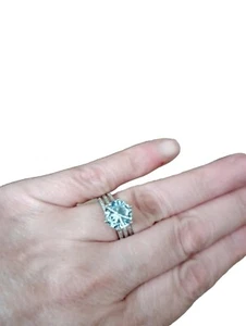 Engagement Ring Size 7 Lab Created - Picture 1 of 4