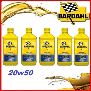 5 Litri BARDAHL XTM Synt 20W50 Olio Motore Moto 4T Formula PolarPlus - Foto 1 di 1