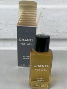 Vintage CHANEL FOR MEN After Shave 4oz 120ML Splash Full Bottle Men's Fragrance - Picture 1 of 9