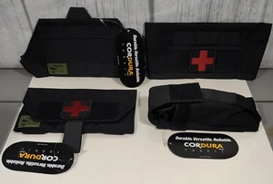 Armored Republic Black Medical Pouches, GP Pouch & Safety Orange Flag Pouch Lot - Picture 1 of 5