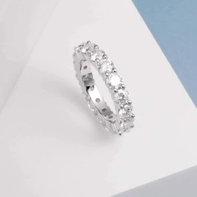 White Zircon Ring, 925 Sterling Silver Ring, Silver Ring, Gemstone Ring, Zircon - Image 1 of 4