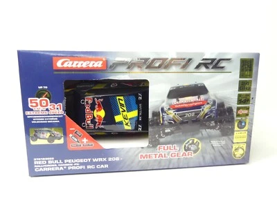 Carerra Profi RC Red Bull 50 Km/h Peugeot WRX 208 Rallycross Hansen Rennwagen - Bild 1 von 3