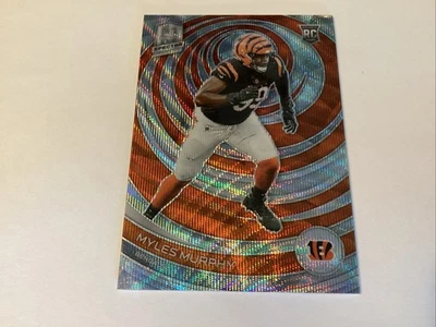 2023 Panini Spectra 133 Myles Murphy Rookie RC Wave Prizm /11 Cincinnati Bengals - Image 1 of 2