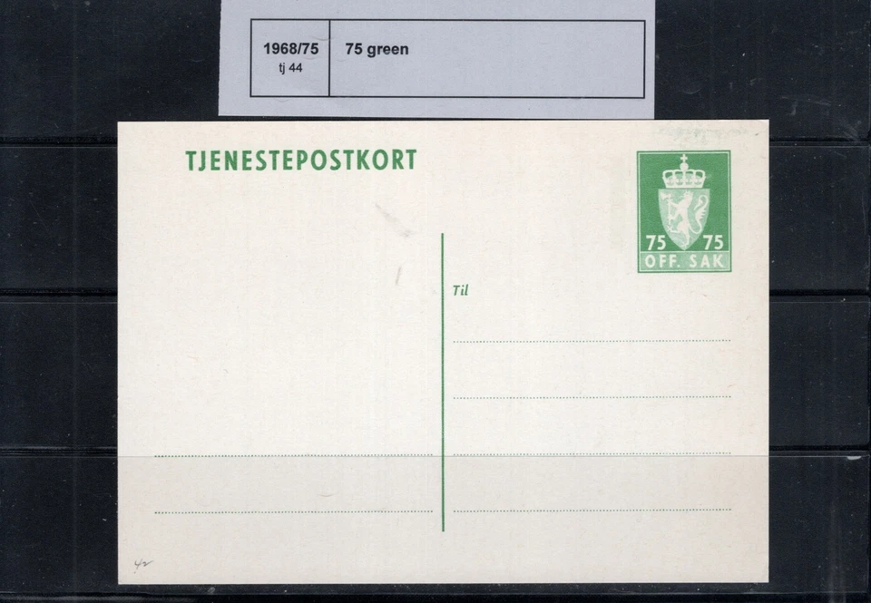 Norway Tj 44 - Helpost - Image 1 of 1