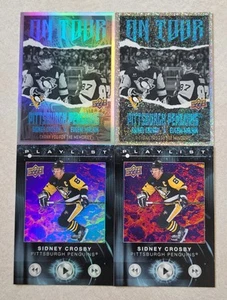 2024-25 Upper Deck UD Series 2 Sidney Crosby Insert Lot x4 Cards Penguins - Picture 1 of 3