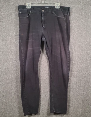 Bullhead Denim Co. Pantalones de mezclilla negros ajustados para hombre 38x32 Foto 1 de 4