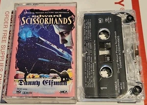Edward Scissorhands Soundtrack OST Cassette 1990 Tested Danny Elfman MCA - Imagen 1 de 5