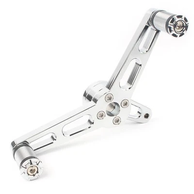 Reposapiés talón dedo del pie palanca de cambios para Harley Sportster XL883 1200 2004-2018 cromo Foto 1 de 2