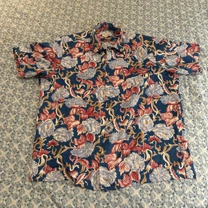 Tori Richard For Liberty House Hawaiian Shirt Aloha L Multi Color - Picture 1 of 11